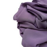 Hijab mousseline crêpe violet