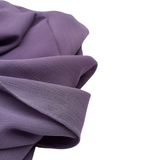 Hijab mousseline crêpe violet