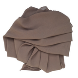 Hijab mousseline crêpe cacao