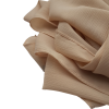 Hijab mousseline plissé crème