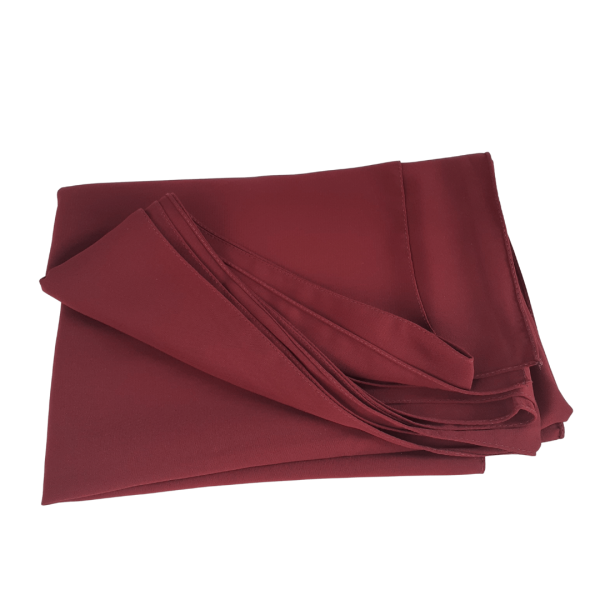 Hijab "Soie de Médine" rouge bordeaux
