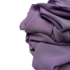 Hijab mousseline plissé violet