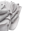 Hijab mousseline plissé gris