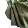 Hijab mousseline plissé vert kaki